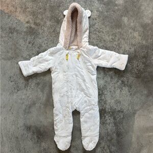 Hooded Fleece Bunting / Snowsuit 6-9mo